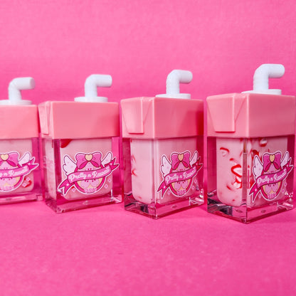 Strawberry Milk Carton Lip Gloss 🍓